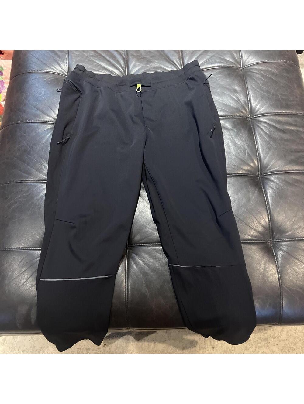 Lululemon Fast Free Cold Weather Running Pants Mens XL Black Tapered Leg